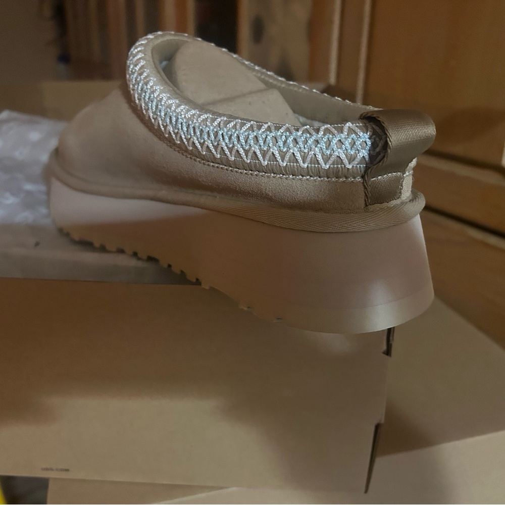 Ugg Tazz Suede Mule Slippers- sand (New).  4 slippers - 2 size 7 (2 size 8)